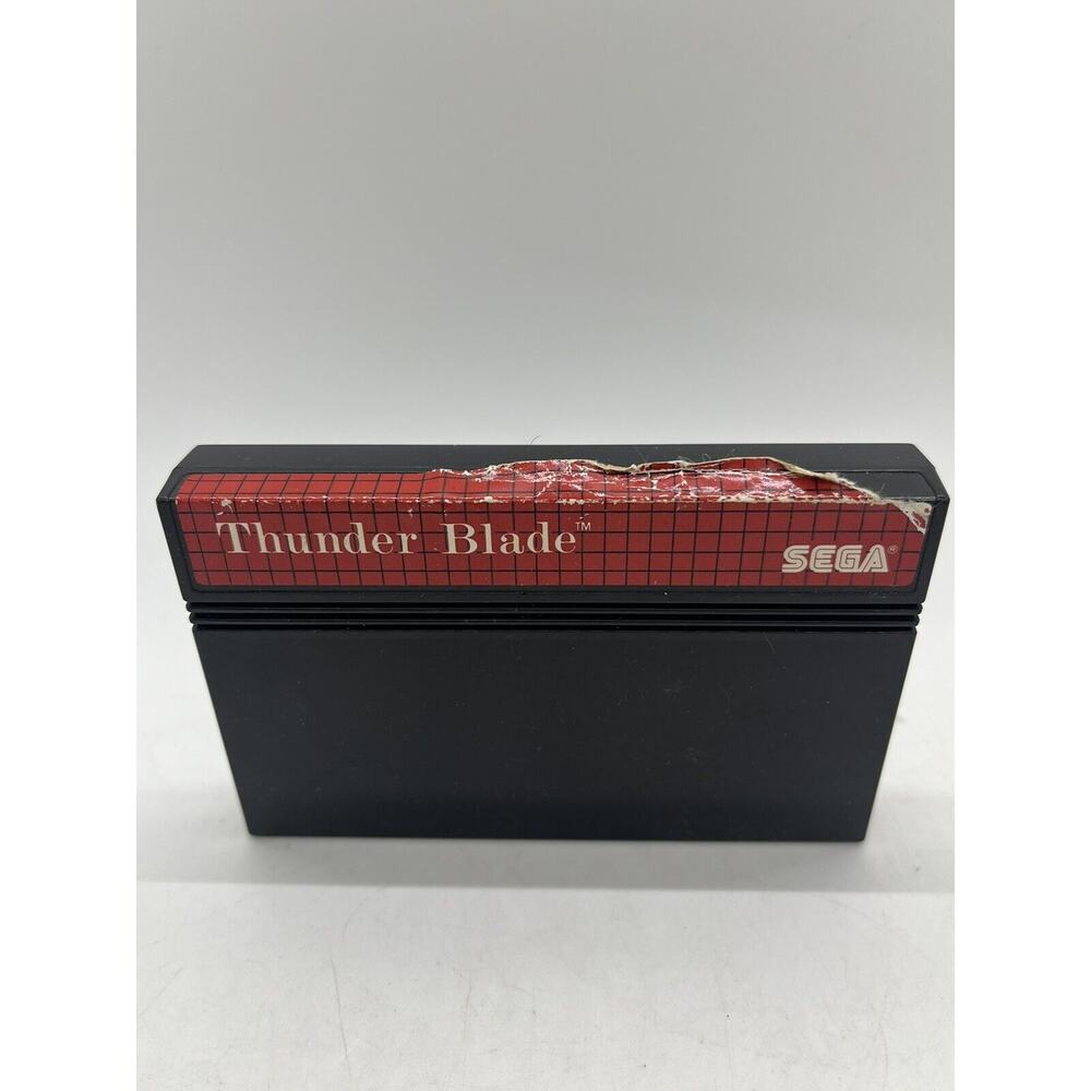 Thunder Blade - Sega Master System - Tested & Working!